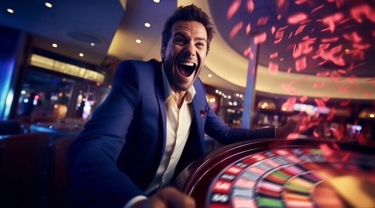 Layar permainan Ikan Jackpot di minislot dengan ikan-ikan yang dapat ditembak